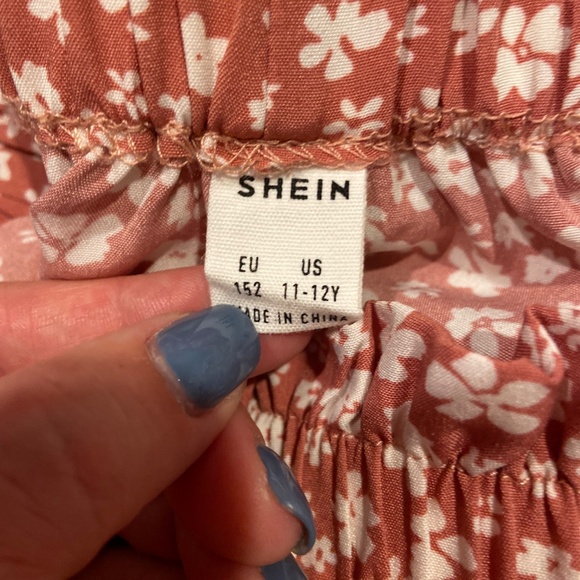 SHEIN Girls Floral Skirt – 11/12 Years, Stretch Waist - Picture 2 of 4